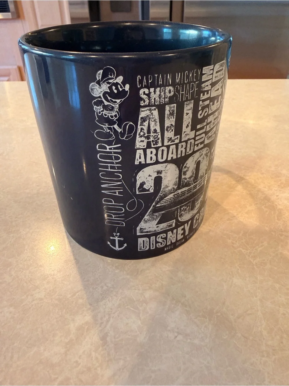 Disney Navy Blur 2017, Cruise Graphic Ceramic Mug